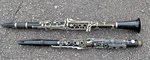 Vintage Clarinet Wood Black Silver Keys For Parts Repair Musical Instrument. Fixed Price $149.99.
