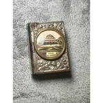 Vintage Vichy France Le Casino Book Compact Silver Tone Souvenir Mirror Case. Fixed Price $48.00.