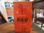 Rico REA2525 Bass Clarinet Reeds. Fixed Price $72.00.