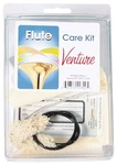 Venture Flute Care Kit With Swab, Cleaning Rod, Cloth, Lube And More. Fixed Price $10.95.