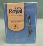 Rico Royal Bass Clarinet Reeds 3.5 10 Pack See Description!!!!!!. Fixed Price $32.99.