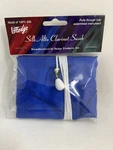 Hodge Alto Clarinet 100% Silk Swab, Pulls Through Fully Assembled - Blue. Fixed Price $20.00.