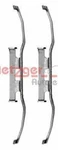 Metzger Disc Brake Pads Accessory Kit For Mercedes Vw Sprinter Vito 2D0615295. Fixed Price $7.60.