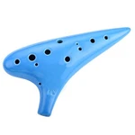 12 Hole Alto Sweet Potato Pottery Ocarina With Bag Songbooks Water Blue. Fixed Price $33.96.