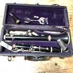 Vintage Wood Clarinet Harry Pedler Co Elkhart Original Case Accessories Band. Fixed Price $85.00.
