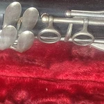 Lyon & Healy Wood Soprano Clarinet Matte Black With Silver Keys. Fixed Price $123.00.