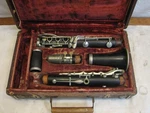 Vintage Gloritone Wood Clarinet W/case Goldentone Mouthpiece Penzel Mueller. Fixed Price $199.99.