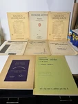 Vintage Clarinet Sheet Music Lot Hindemith Persichetti Schirmer Classical. Fixed Price $37.49.