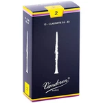 Vandoren Traditional Bb Clarinet Reeds Strength 2 Box Of 10. Fixed Price $31.00.