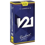 Vandoren V21 Bb Clarinet Reeds Strength 2.5 Box Of 10. Fixed Price $42.50.
