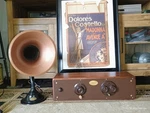 Antique Atwater Kent Model 33 With Silvertone Horn Speaker Working. Fixed Price $300.00.
