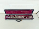 Vintage Cundy-bettoney Three Star Metal Clarinet Silver Plated W/ Case. Fixed Price $95.00.