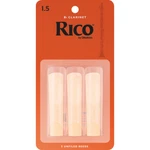 Pack Rico Bb Clarinet Flat Reeds # 1.5 Strength 1/2 RCA0315. Fixed Price $12.99.
