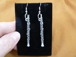 (M212-G) Loree Pewter Dangle Earrings Jewelry Love Music Oboes. Fixed Price $37.12.