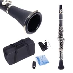 Ktaxon Student 17 Keys Black Nickel Plated Bb Soprano Clarinet. Fixed Price $75.99.