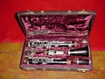 Vintage Kohlert Wood Clarinet Made Germany Winenden B Flat. Fixed Price $350.00.