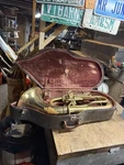 Vintage Conn Ltd Brass Baritone Horn Musical Instrument Elkhart Ind W Case Usa. Fixed Price $399.99.