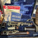 Vintage Fontaine Deluxe Clarinet Wood Paris France Made. Fixed Price $271.17.