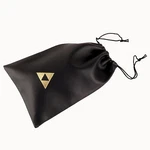 Legend Of Zelda Ocarina Time Black Leatherette 12 Hole Bag Triforce 5X7" Case. Fixed Price $9.95.