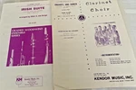 Clarinet Choir Conductor's Scores, Lot Of 2. Fixed Price $9.00.