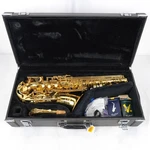Yamaha Brass YAS-32 Alto Saxophone With Reeds, Cloth And Hard Case Preowned. Fixed Price $764.96.